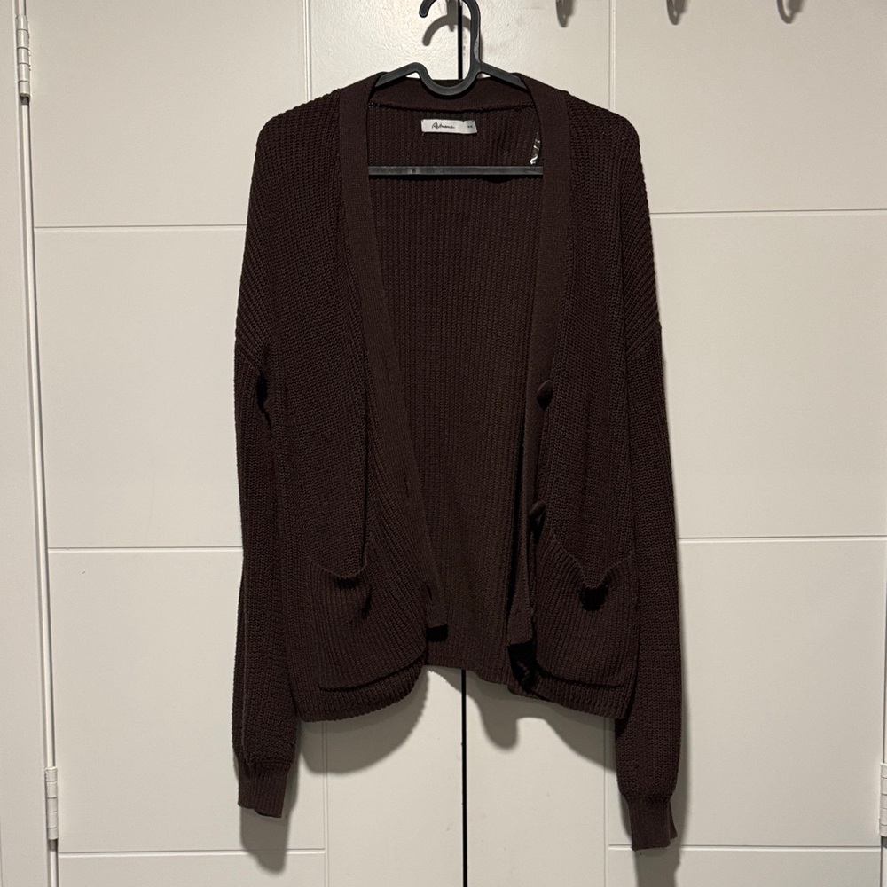 Reitmans Chocolate Brown Women's Cardigan - 60% cotton